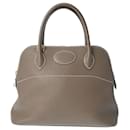 Hermes Bolide 31 Handbag in Etoupe Gray - Hermès