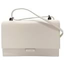 Saint Laurent Ivory Leather Shoulder Bag