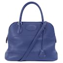 Hermes Bolide 31 Blue Handbag - Hermès