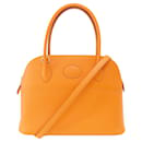 Hermes Bolide 27 Apricot Handbag - Hermès