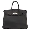 Hermes Birkin 35 Black Handbag - Hermès