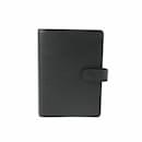 Cubierta de cuaderno de cuero Louis Vuitton Epi Agenda MM Noir R20202 Unisex