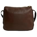 Prada Brown Leather Shoulder Bag