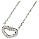 Colar de diamante Melee C Heart da Cartier 750WG