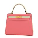 Bolso Hermes Kelly 28 en Rosa Azalee - Hermès