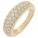 Cartier Mister Ring 3 Reihen Diamanten in Gelbgold