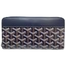 Goyard Long Wallet Matignon GM Herringbone Round Coin Purse