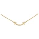 Collar Pendente Tiffany T Smile en Oro Amarillo - Tiffany & Co