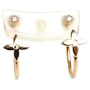 Louis Vuitton K18PG Pink Gold Creole XS Earrings