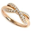 Anel de diamante infinito em ouro rosa K18PG Tiffany - Tiffany & Co