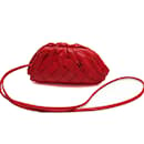 Bottega Veneta Red Leather Pouch