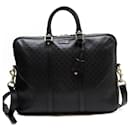 Gucci Black Leather Handbag Shoulder Bag