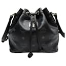 Bolso de hombro de cuero MCM Visetos Drawstrong 2Way