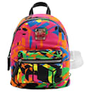 MCM Multicolor Nylon Canvas Shoulder Bag