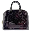 Louis Vuitton Amarante Patent Leather Handbag