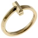 Bague Tiffany T-One étroite en or rose 18K - Tiffany & Co