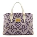 Louis Vuitton Lilac Canvas Tote Bag