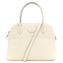 Hermes Bolide 27 White Handbag - Hermès