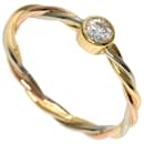 Cartier Twist Three-Color Diamond Ring