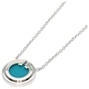 Tiffany T TWO Circle Turquoise Limited Edition Necklace - Tiffany & Co