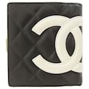 Portefeuille bi-fold Chanel Cambon Line