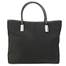 Schwarze Canvas-Tote von Gucci