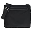 Bolso de hombro de nailon negro Prada