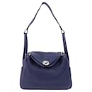 Hermes Lindy 26 Handbag in Blue Nuit - Hermès