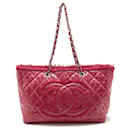 Chanel Pink Patent Tote Bag