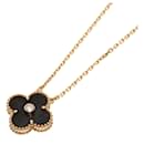 Van Cleef & Arpels Alhambra Necklace in Pink Gold