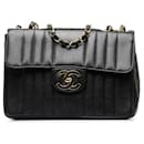 Bolso de hombro de doble cadena Chanel Coco Mark Mademoiselle