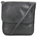 Loewe Black Leather Shoulder Bag