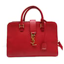 Saint Laurent Red Leather Handbag