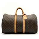 Louis Vuitton Monogram Keepall 50 Boston Bag