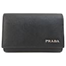 Prada Saffiano Leder Schlüsselanhänger