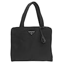 Schwarze Nylon-Handtasche von Prada