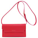 Portamonete in PVC rosso Marni