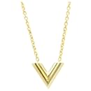 Louis Vuitton Essential V Pendant Necklace