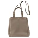 Celine Grayish Calfskin Tote Bag - Céline