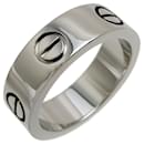 Bague Cartier Love pour femmes en or blanc 18K