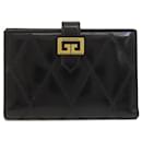 Portefeuille bi-fold Givenchy en cuir noir