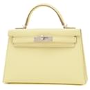 Bolsa Hermes Kelly Do 2 em Epsom Amarelo - Hermès