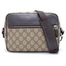 Gucci 114291 Schultertasche GG Supreme x Leder