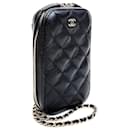 Chanel Matelasse Phone Holder Shoulder Bag