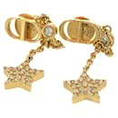 Christian Dior Dior CD Star Stone Gold Earrings