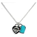 Tiffany 925 Enamel Return to Tiffany Heart Tag Pendant - Tiffany & Co