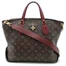 Louis Vuitton Monogram Flower Zipped Tote MM Handbag