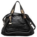 Chloé Paraty Handbag in Black Leather