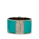 Hermes Multicolor Silver Bangle - Hermès