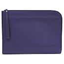 Bolso de mano de cuero morado Valextra